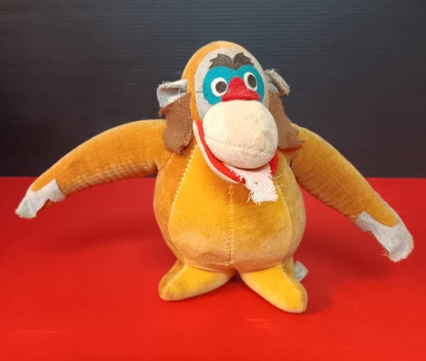 Precioso peluche serie el libro de la selva orangutan rey louie disney made in japan año 1966