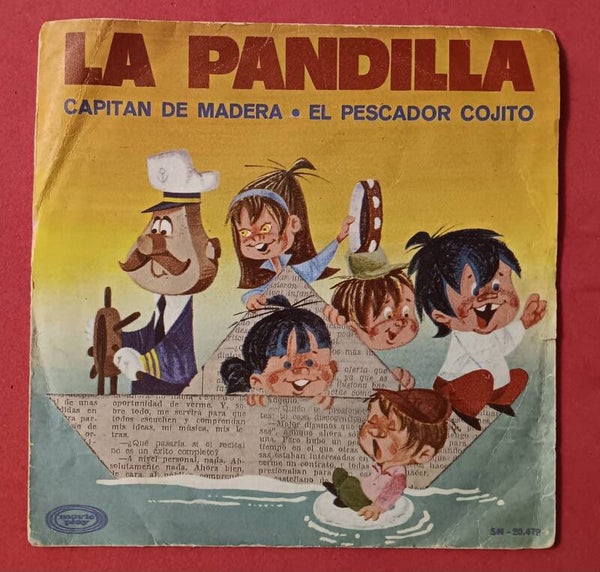 DISCO SINGLE VINILO INFANTIL LA PANDILLA