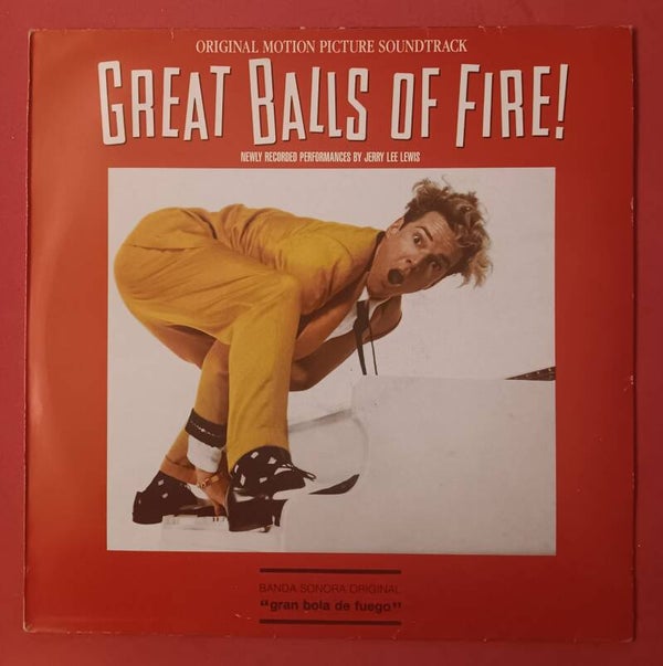 LP DISCO VINILO BSO BANDA SONORA ORIGINAL GREAT BALL OF FIRE GRAN BOLA DE FUEGO
