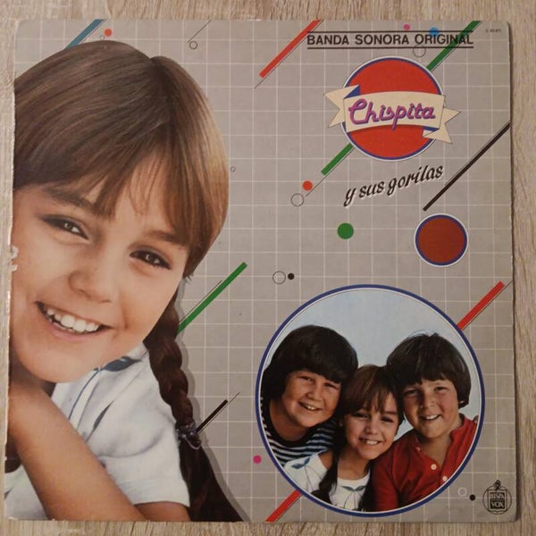 LP DISCO VINILO CHISPITA Y SUS GORILAS TITO Y PIRAÑA DE VERANO AZUL