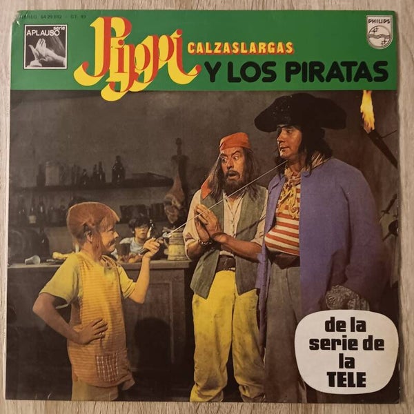 LP DISCO VINILO PIPPI CALZASLARGAS Y LOS PIRATAS