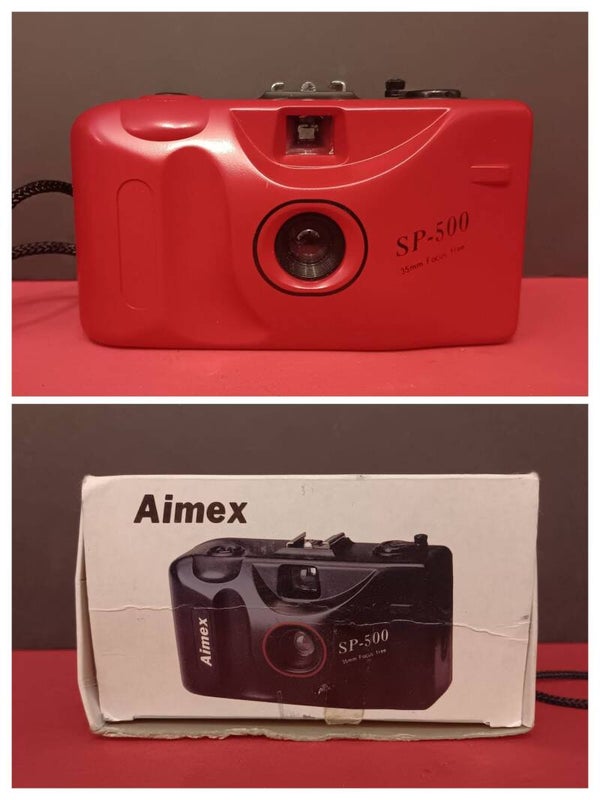 CAMARA DE FOTOS FOTOGRAFICA AIMEX CON MANUALES Y EN SU CAJA ORIGINAL