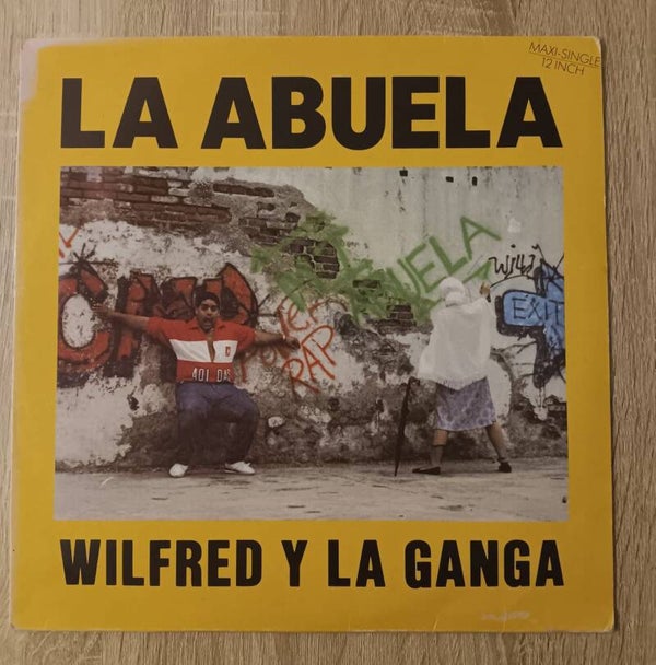 DISCO MAXI SINGLE VINILO WILFRED Y LA GANGA MI ABUELA
