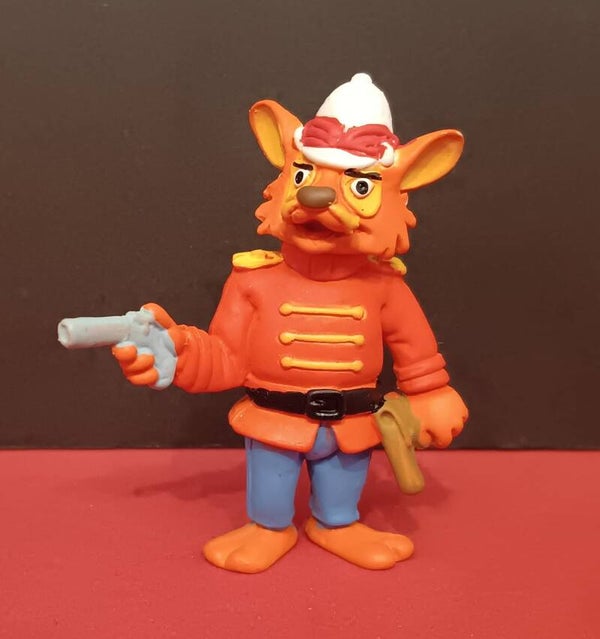 FIGURA DE GOMA PVC SERIE DE DIBUJOS ANIMADOS SANDOKAN BARON WILLIAM BRB STAR TOYS 1992