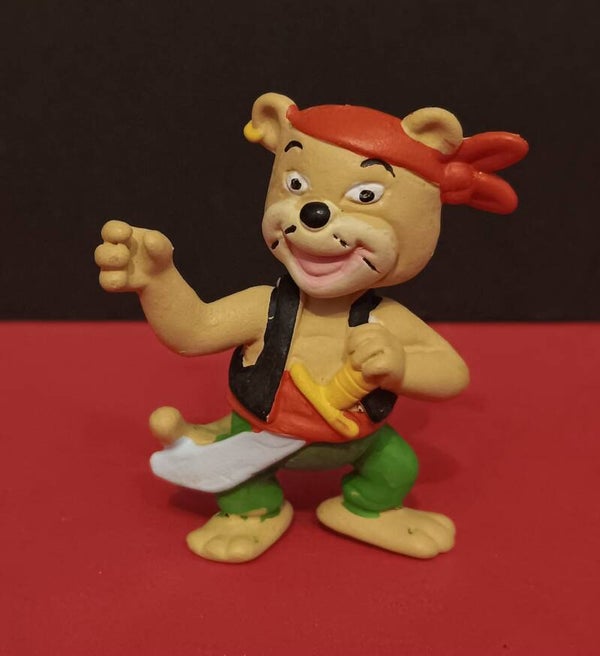 FIGURA DE GOMA PVC SERIE DE DIBUJOS ANIMADOS SANDOKAN PIRATA BRB STAR TOYS 1992