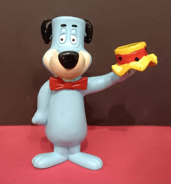 FIGURA DE GOMA PVC SERIE HANNA BARBERA HUCLKEBERRY HOUND MINILAND 1991