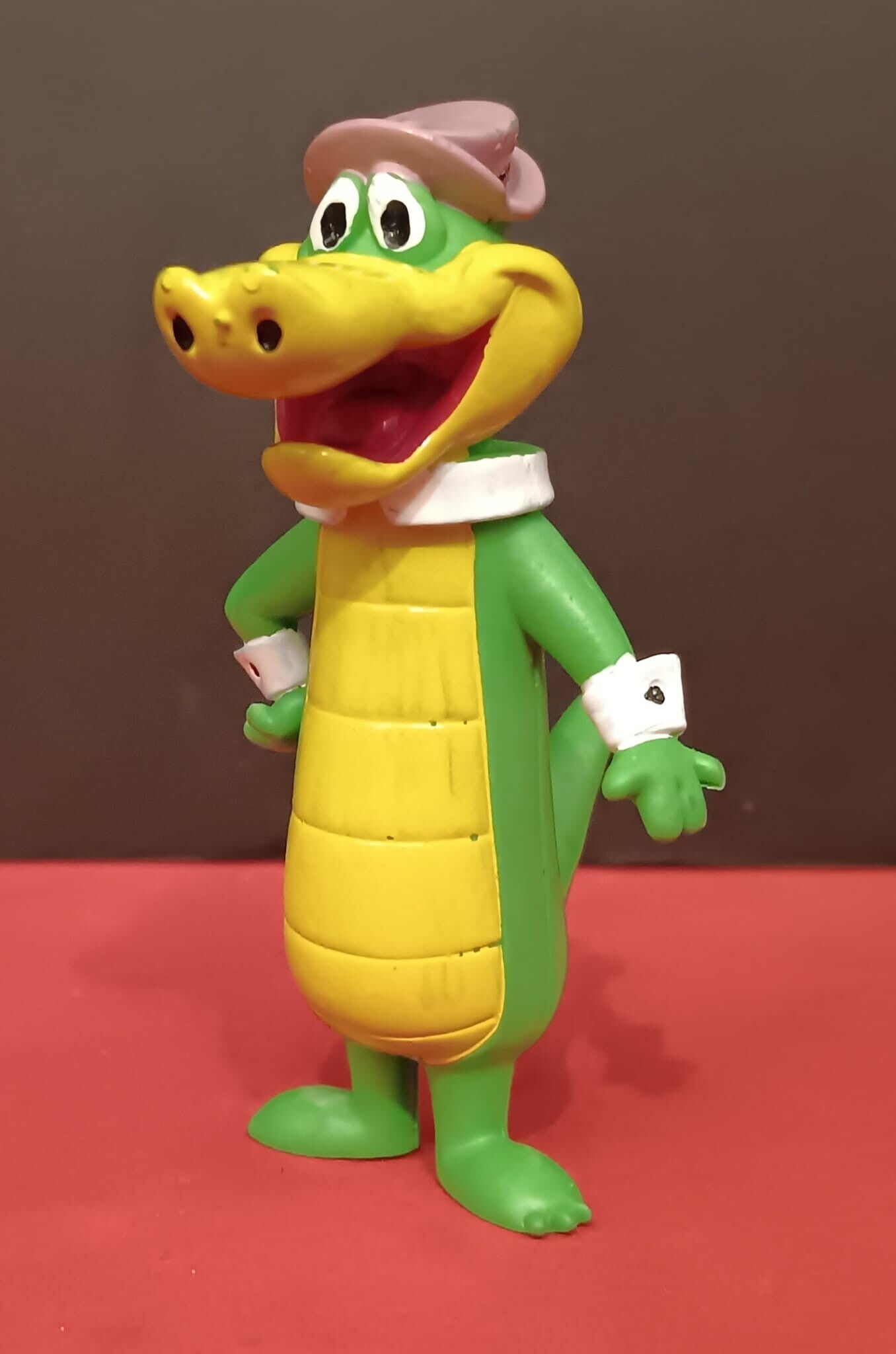 FIGURA DE GOMA PVC SERIE HANNA BARBERA LAGARTO JUANCHO MINILAND 1991