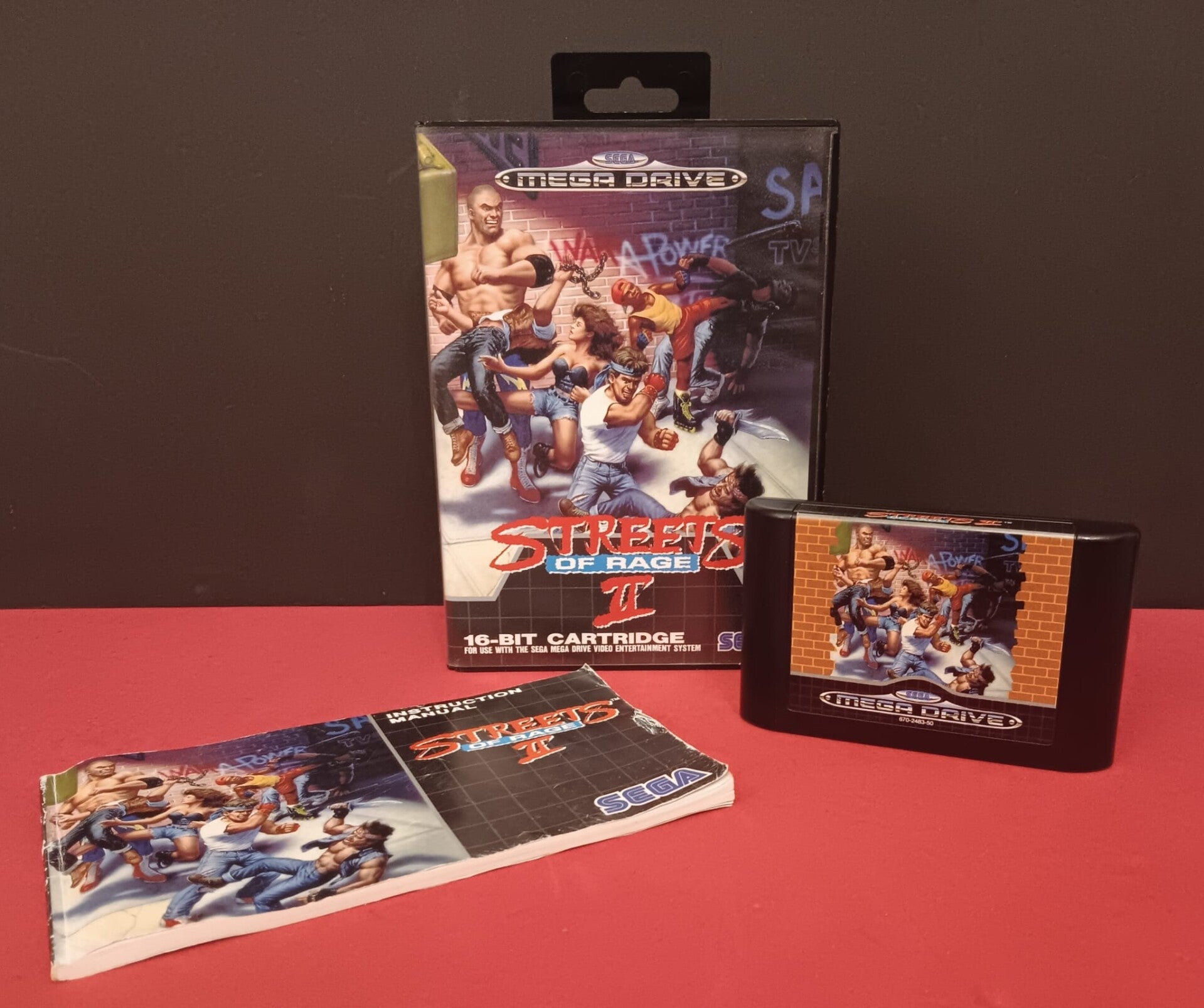 JUEGO STREETS OF RAGE 2 PARA MEGADRIVE MEGA DRIVE EN CAJA Y CON INSTRUCCIONES SEGA