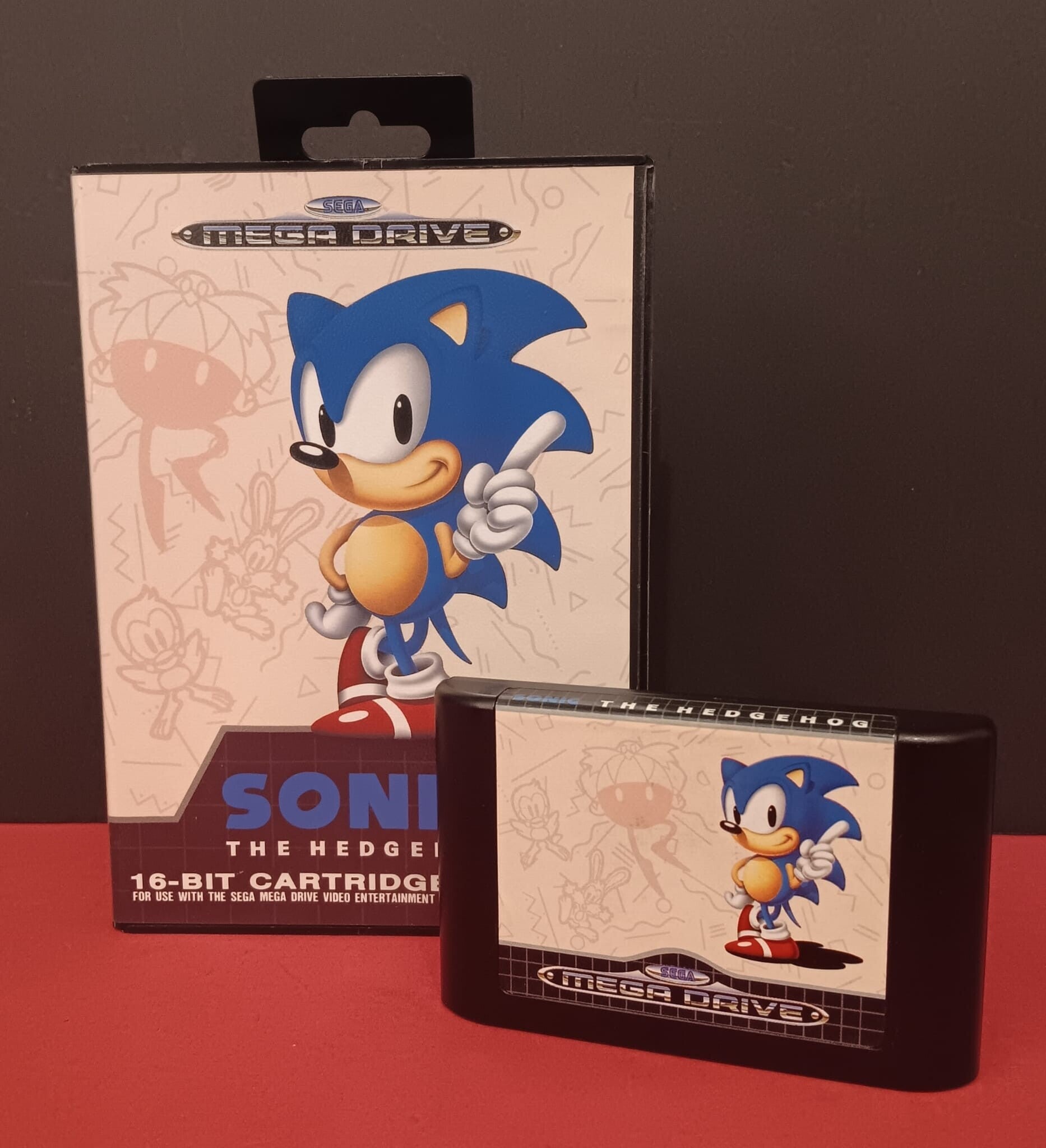 JUEGO SONIC PARA MEGADRIVE MEGA DRIVE EN CAJA SEGA