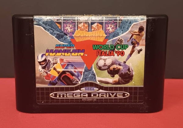 JUEGO MEGA GAMES 1 CON SUPER HANG ON WORLD CUP ITALIA 90 Y COLUMNS MEGADRIVE MEGA DRIVE