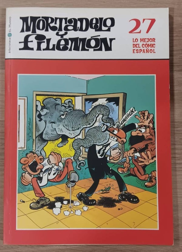 COMIC MORTADELO Y FILEMON SERIE LO MEJOR DEL COMIC ESPAÑOL TOMO NUMERO 27 BIBLIOTECA EL MUNDO 2004