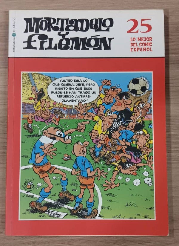 COMIC MORTADELO Y FILEMON SERIE LO MEJOR DEL COMIC ESPAÑOL TOMO NUMERO 25 BIBLIOTECA EL MUNDO 2004