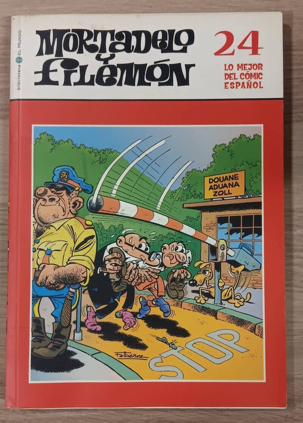 COMIC MORTADELO Y FILEMON SERIE LO MEJOR DEL COMIC ESPAÑOL TOMO NUMERO 24 BIBLIOTECA EL MUNDO 2004