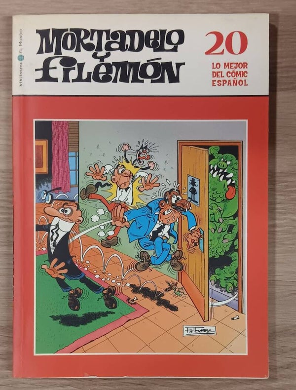 COMIC MORTADELO Y FILEMON SERIE LO MEJOR DEL COMIC ESPAÑOL TOMO NUMERO 20 BIBLIOTECA EL MUNDO 2004