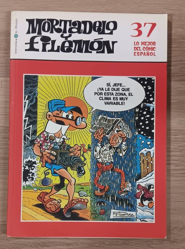 COMIC MORTADELO Y FILEMON SERIE LO MEJOR DEL COMIC ESPAÑOL TOMO NUMERO 17 BIBLIOTECA EL MUNDO 2004