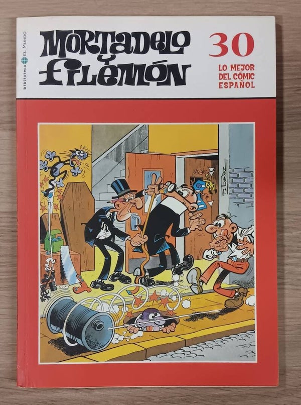 COMIC MORTADELO Y FILEMON SERIE LO MEJOR DEL COMIC ESPAÑOL TOMO NUMERO 30 BIBLIOTECA EL MUNDO 2004