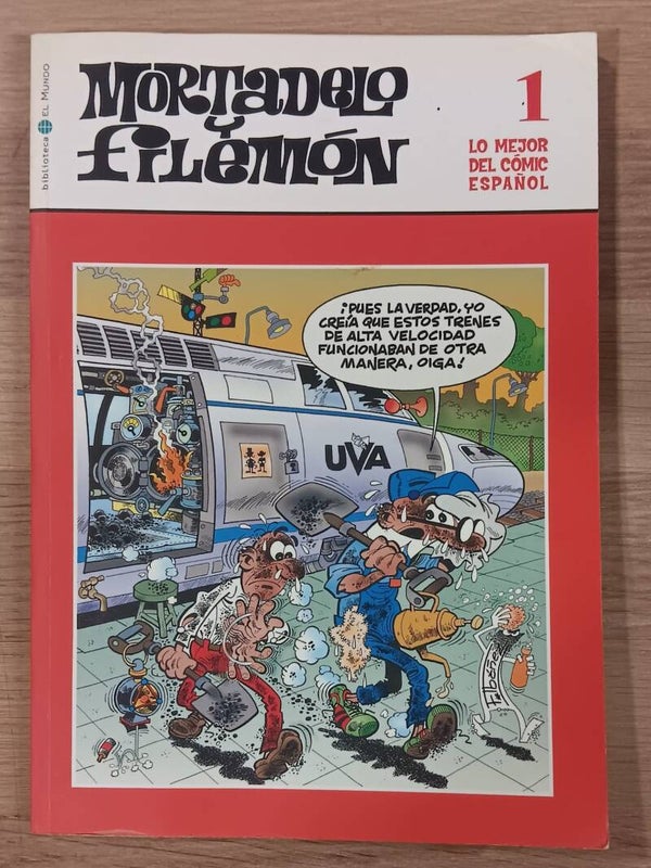 COMIC MORTADELO Y FILEMON SERIE LO MEJOR DEL COMIC ESPAÑOL TOMO NUMERO 1 BIBLIOTECA EL MUNDO 2004