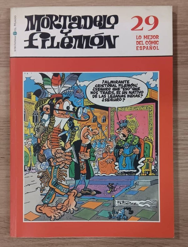 COMIC MORTADELO Y FILEMON SERIE LO MEJOR DEL COMIC ESPAÑOL TOMO NUMERO 29 BIBLIOTECA EL MUNDO 2004
