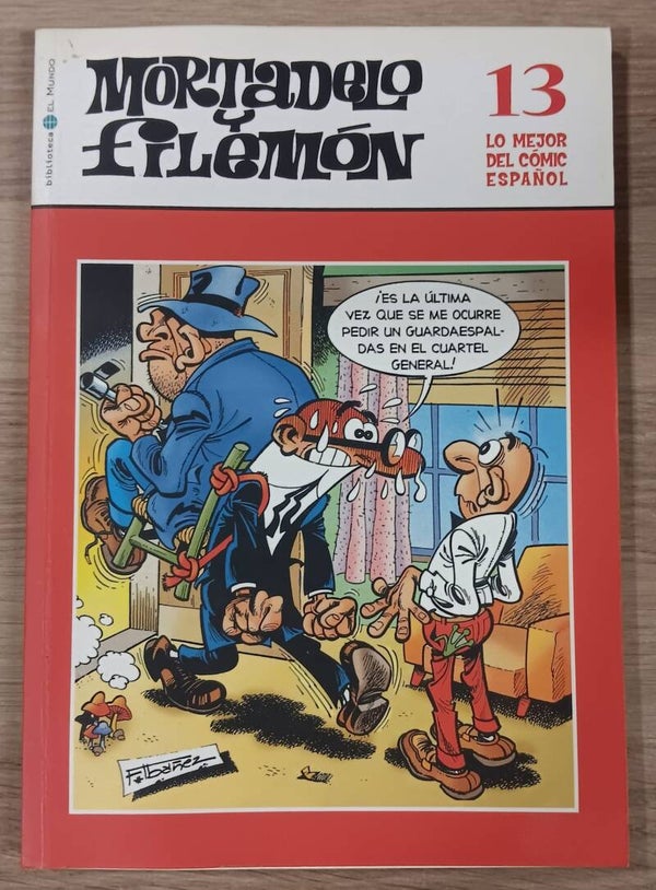 COMIC MORTADELO Y FILEMON SERIE LO MEJOR DEL COMIC ESPAÑOL TOMO NUMERO 13 BIBLIOTECA EL MUNDO 2004