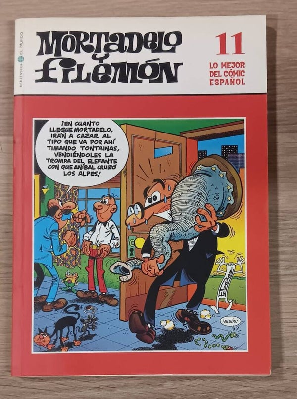 COMIC MORTADELO Y FILEMON SERIE LO MEJOR DEL COMIC ESPAÑOL TOMO NUMERO 11 BIBLIOTECA EL MUNDO 2004