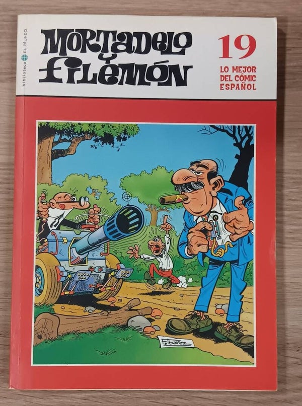 COMIC MORTADELO Y FILEMON SERIE LO MEJOR DEL COMIC ESPAÑOL TOMO NUMERO 19 BIBLIOTECA EL MUNDO 2004
