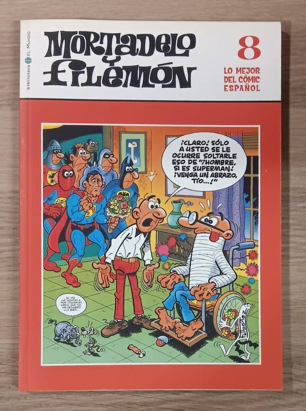 COMIC MORTADELO Y FILEMON SERIE LO MEJOR DEL COMIC ESPAÑOL TOMO NUMERO 8 BIBLIOTECA EL MUNDO 2004