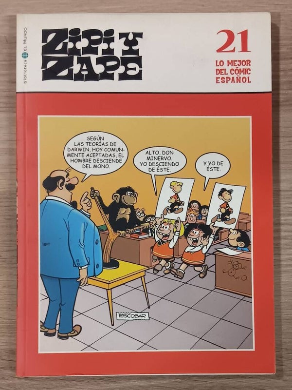 COMIC ZIPI Y ZAPE SERIE LO MEJOR DEL COMIC ESPAÑOL TOMO NUMERO 21 BIBLIOTECA EL MUNDO 2004