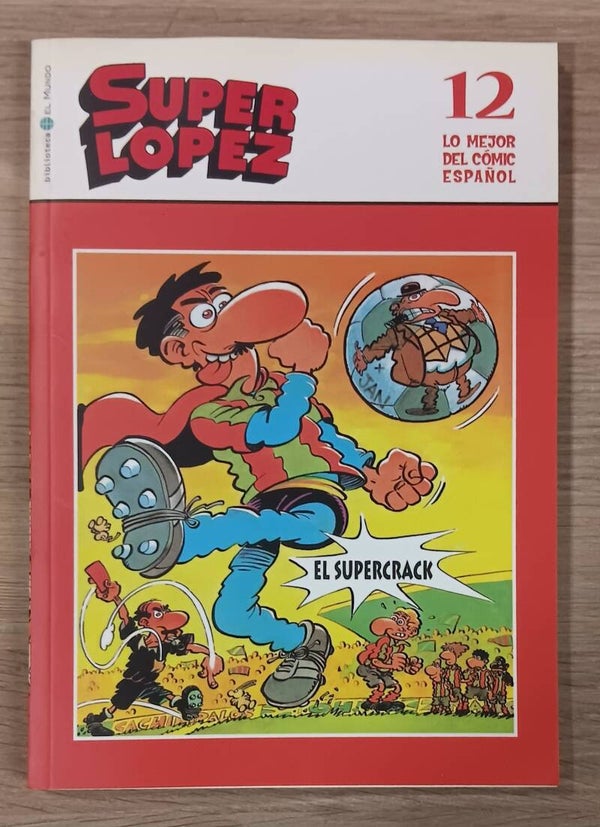 COMIC SUPER LOPEZ SERIE LO MEJOR DEL COMIC ESPAÑOL TOMO NUMERO 12 BIBLIOTECA EL MUNDO 2004