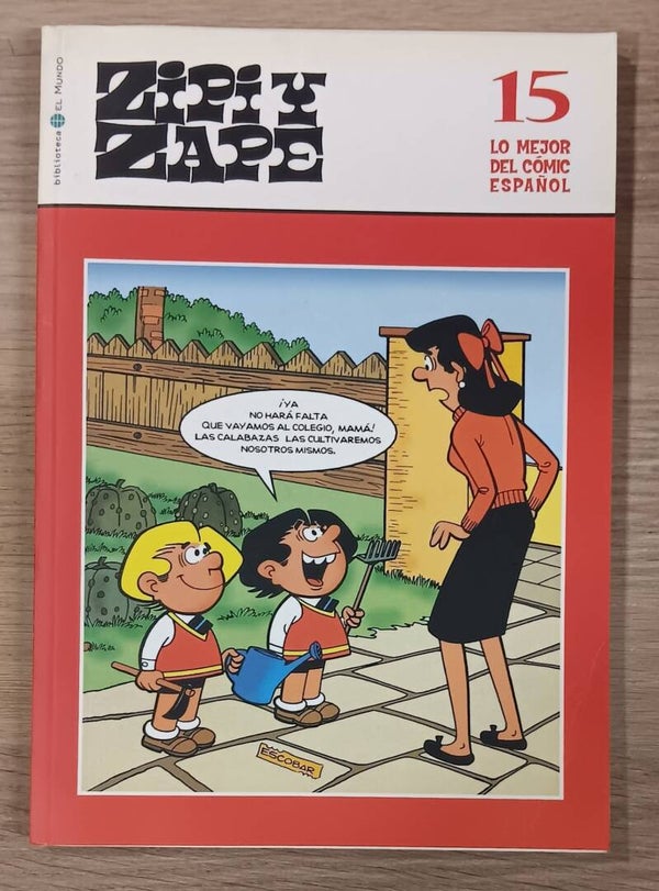 COMIC ZIPI Y ZAPE SERIE LO MEJOR DEL COMIC ESPAÑOL TOMO NUMERO 15 BIBLIOTECA EL MUNDO 2004