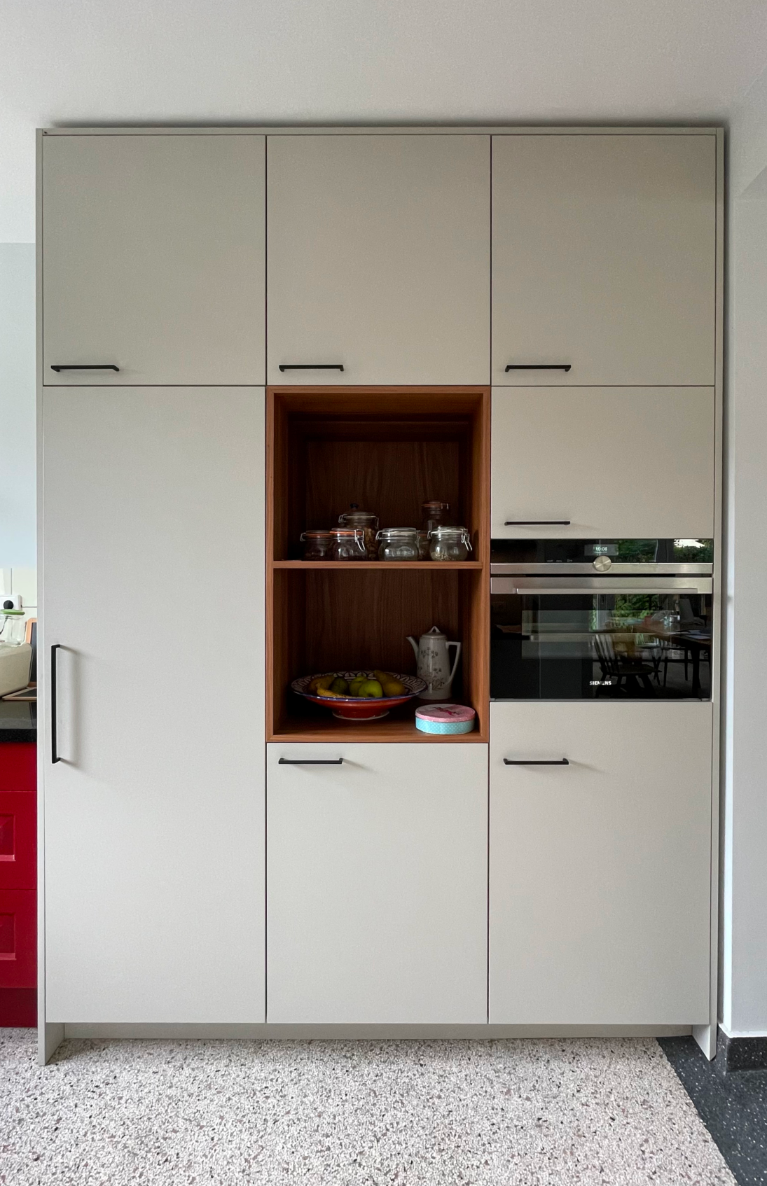 Keuken walnoot iep