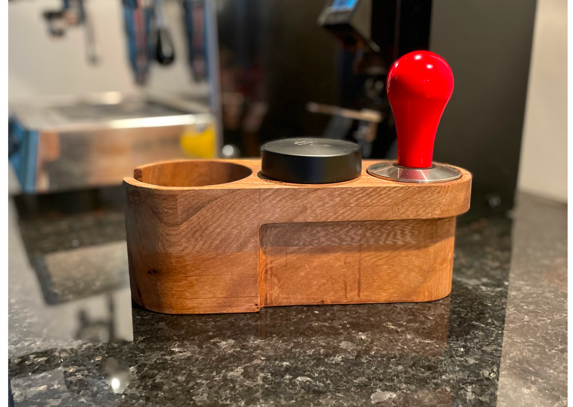 Koffie Tamper houder Iep
