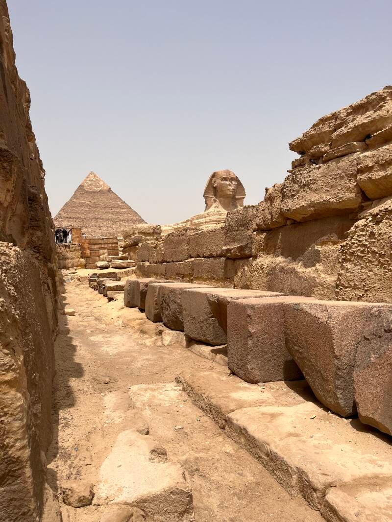 Piramides Gizeh en Sphinx 