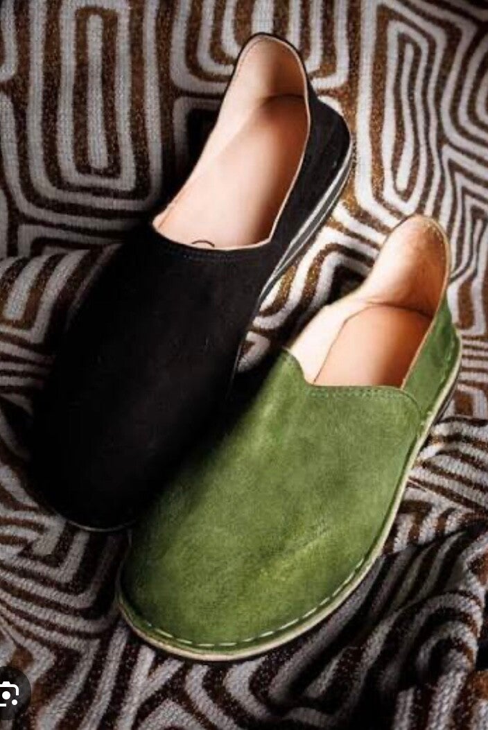 Babouche daim taille unique 38-44