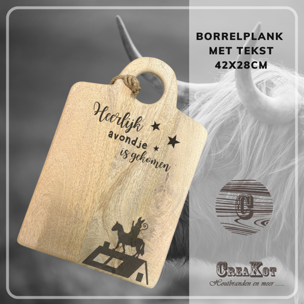 Borrelplank lus 42x28cm