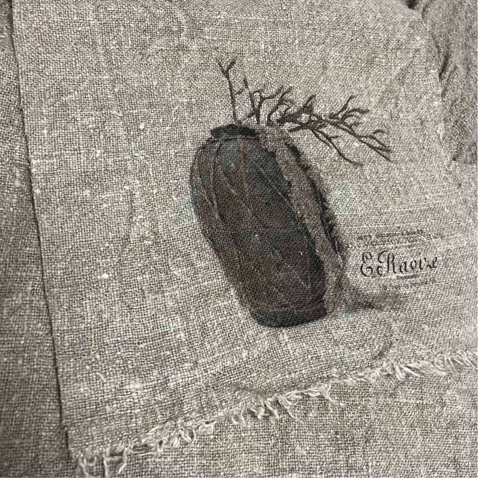 Shabby doek pot kleur