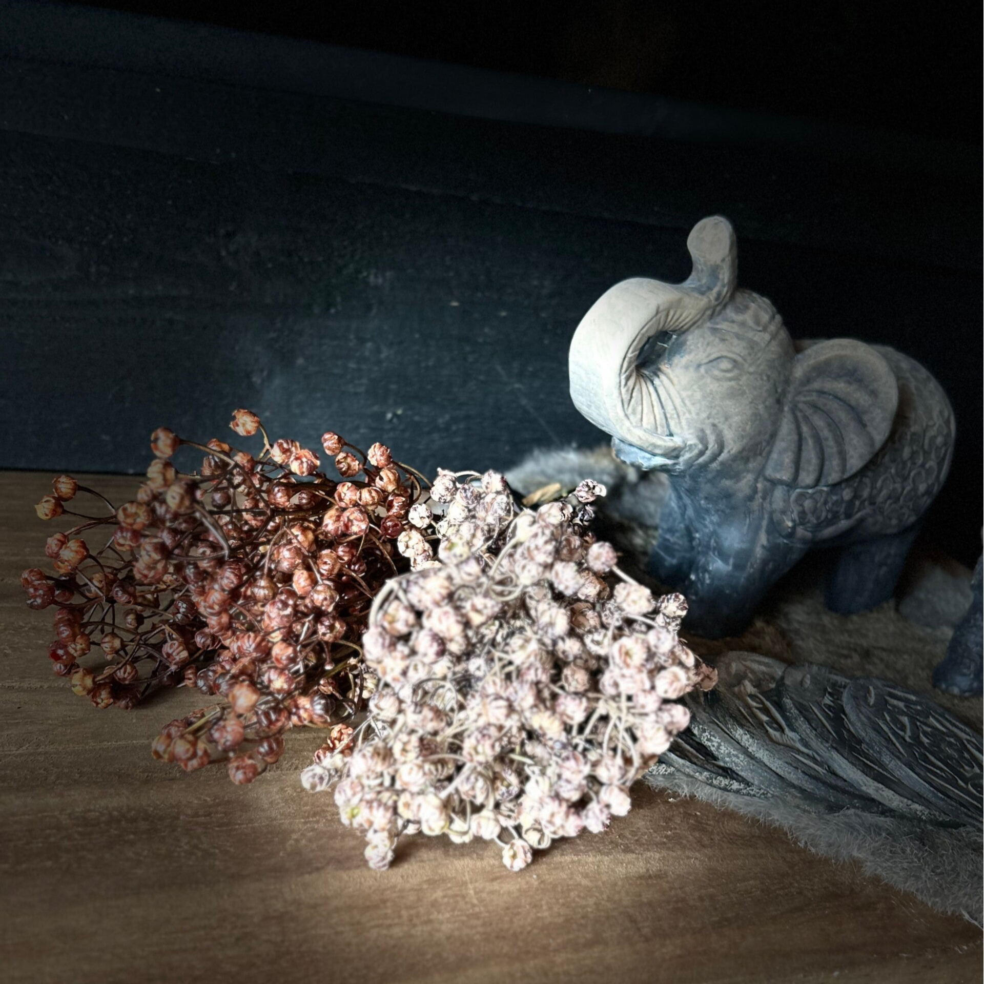 Toef met kunst bloemetjes