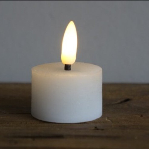 LED Waxine-Licht Wit (Set van 2)