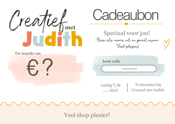 Cadeaubon - Creatief met Judith