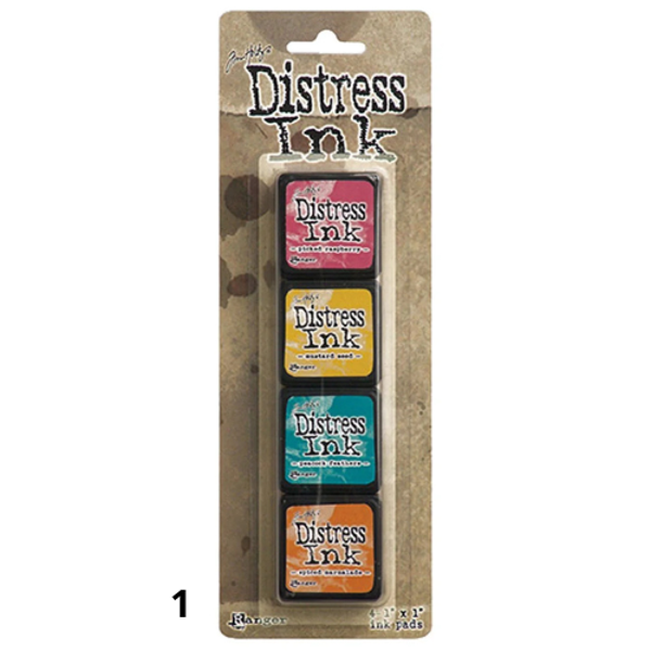 Distress Mini Ink Pad Kit - Verschillende kleuren