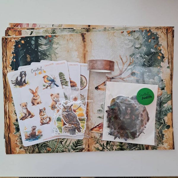 Cute woodland Journal set