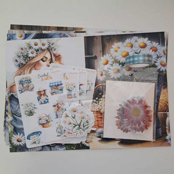 Denim & Daisy Journal set