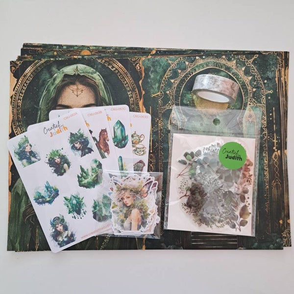 Green princess Journal set