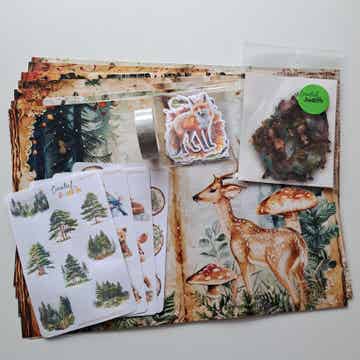 Cute woodland Journal set