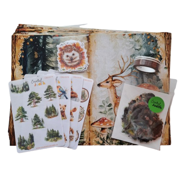 Cute woodland Journal set
