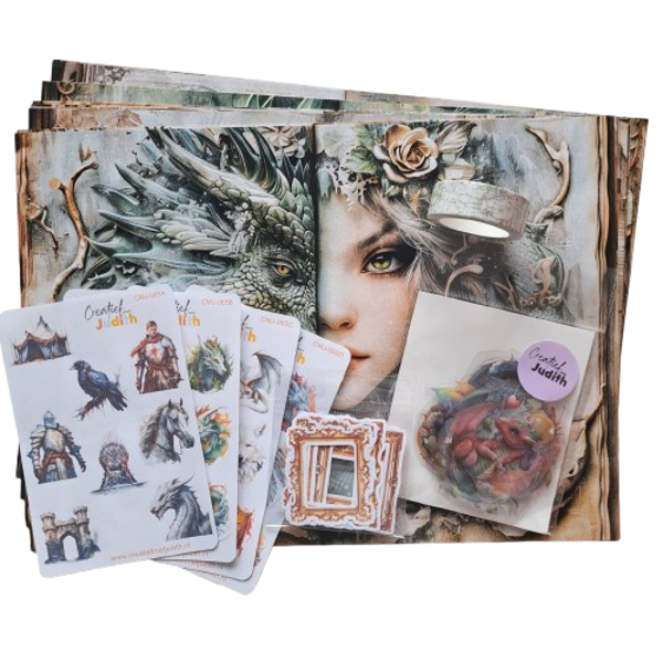 Vintage dragon Journal set