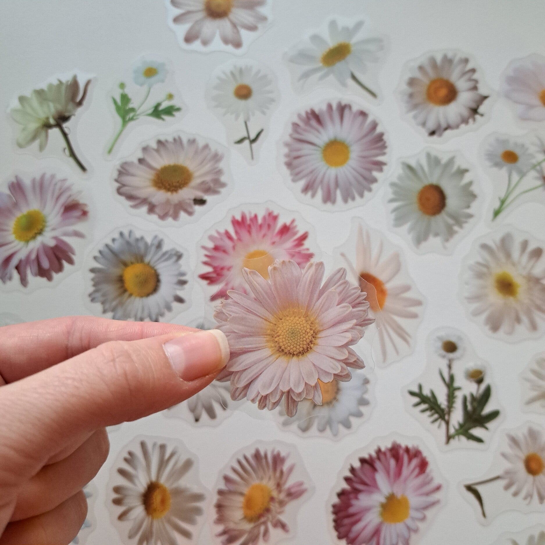 Transparante stickers Madelief 40st