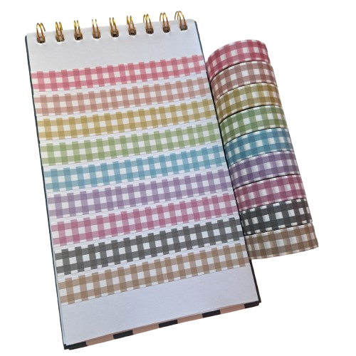 Washi tape Gingham set