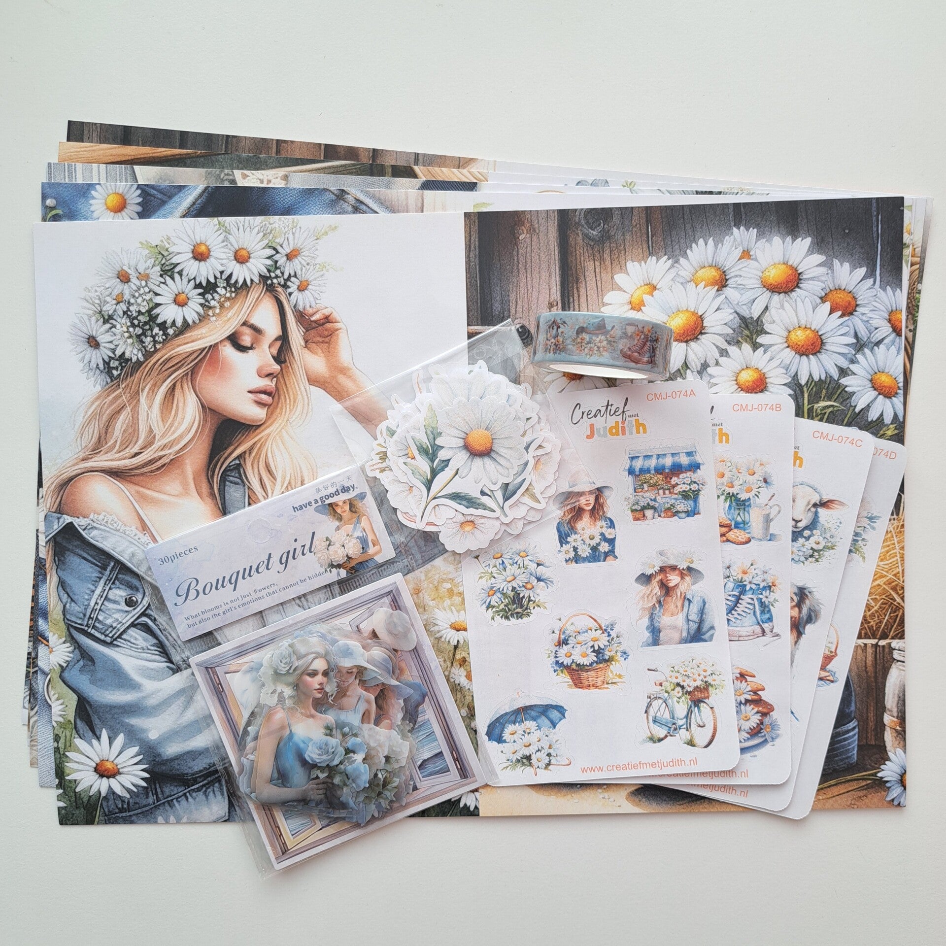 Denim & Daisy Journal set