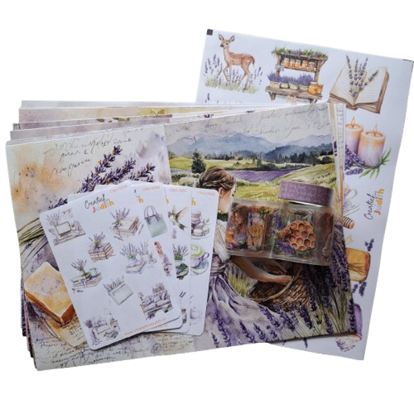 Lavendel Journal set