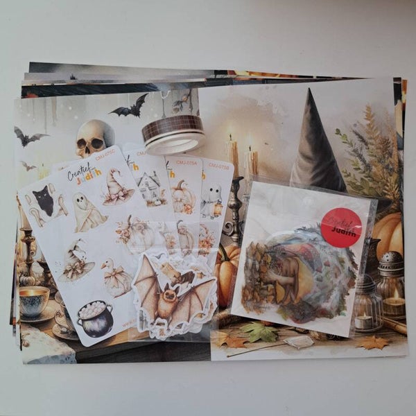 Cozy halloween Journal set